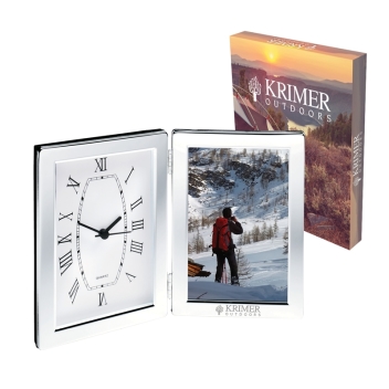 Jadis Desk Clock & Photo Frame