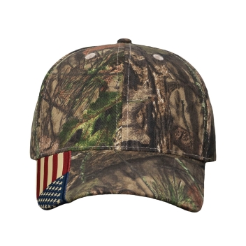 Kati Camo Woven Usa Flag Cap - Lc350