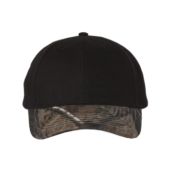 Kati Solid Crown With Camo Bill Cap - Lc25