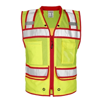 Kishigo Men's Color Contrast High Performance Surveyors Vest - S5042-5046