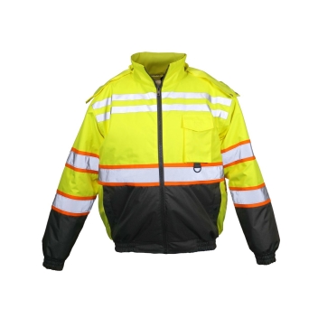 Kishigo Unisex Economy Contrast Class 3 Bomber Jacket - Js156