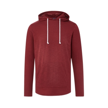 Mv Sport Unisex Miles Slub Hooded Long Sleeve T-shirt - 24401