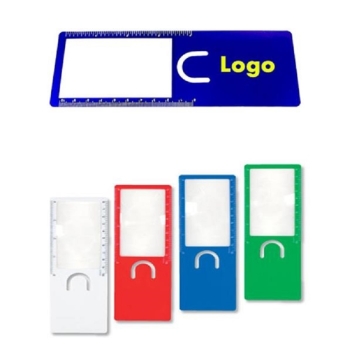 Magnifier Ruler With Bookmark