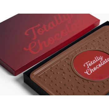 Mighty 8oz. Engraved Combo Chocolate Bar With Classic Custom Packaging