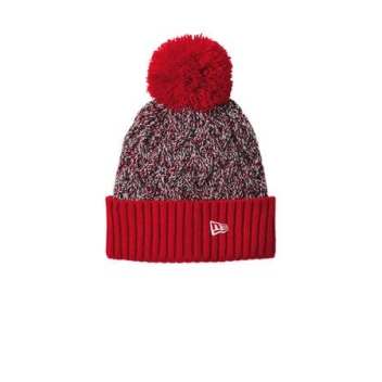 New Era Marled Knit Pom Beanie