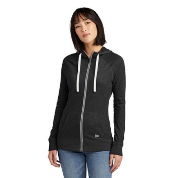 New Era Women's Sueded Cotton Blend Full-zip Hoodie.
