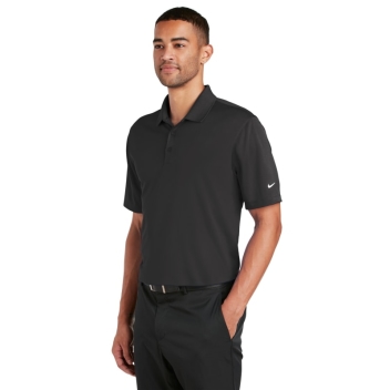 Nike Dri-fit Classic Fit Players Polo With Flat Knit Collar.