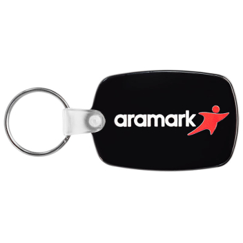 Oval Soft Plastic Keychains