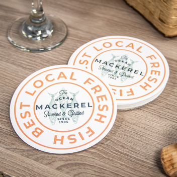 Paper Coasters - 4" Round