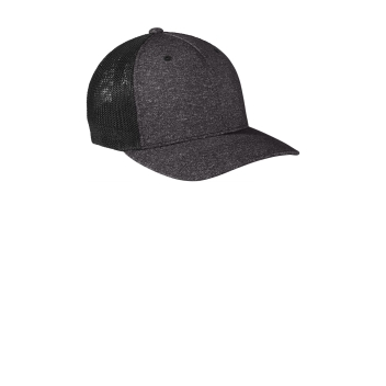 Port Authority Flexfit Melange Mesh Back Trucker Cap