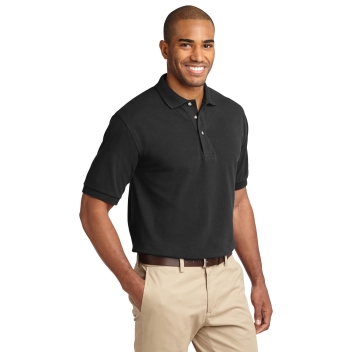 Port Authority Heavyweight Cotton Pique Polo.