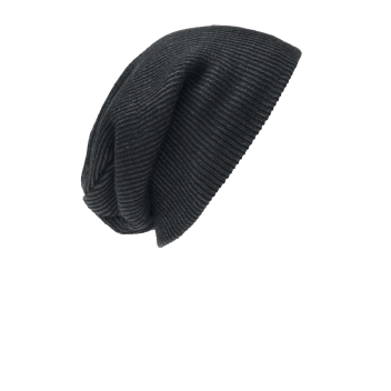 Port Authority Rib Knit Slouch Beanie.