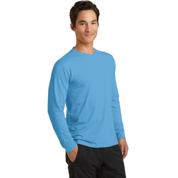 Port & Company Long Sleeve Performance Blend Tee.