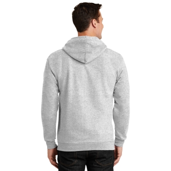 Port & Company Tall Essential Fleece Full-zip Hooded Sweatshirt.