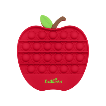 Push Pop Bubble Apple Shape Fidget Sensory Toy