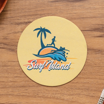 Pulpboard Coasters - 4" Round