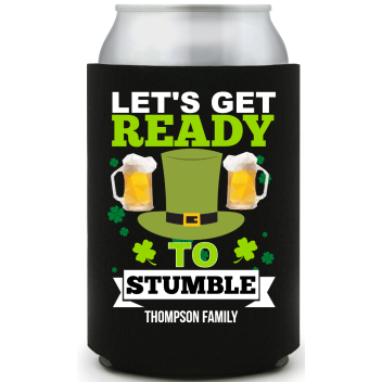 Ready To Stumble St. Patrick&rsquo;s Full Color Can Coolers