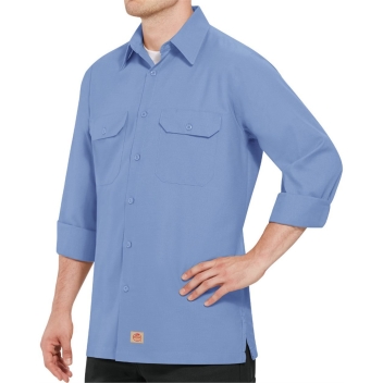 Red Kap Men's Ripstop Long Sleeve Shirt - Sy50
