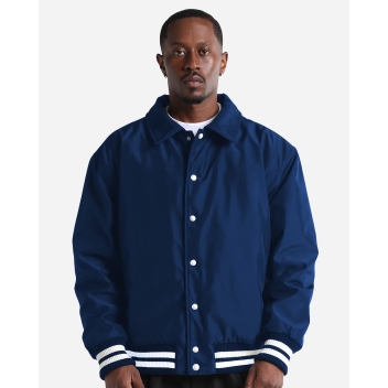 Shaka Wear Unisex Collared Varsity Jacket - Shcvbj