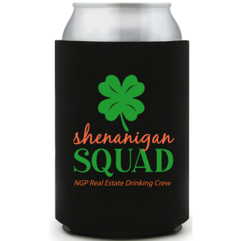Shenanigan Squad St. Patrick's Full Color Can Coolers