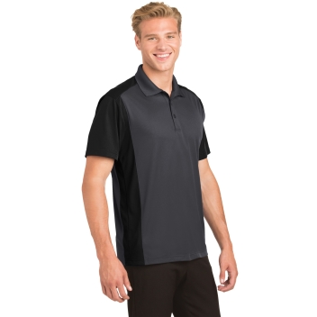 Sport-tek Colorblock Micropique Sport-wick Polo.