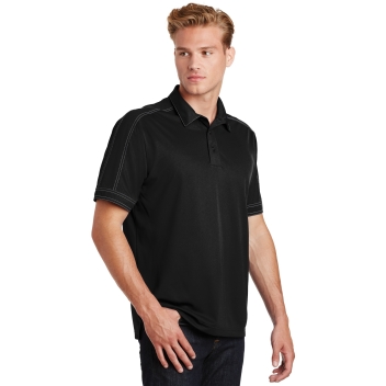 Sport-tek Contrast Stitch Micropique Sport-wick Polo.