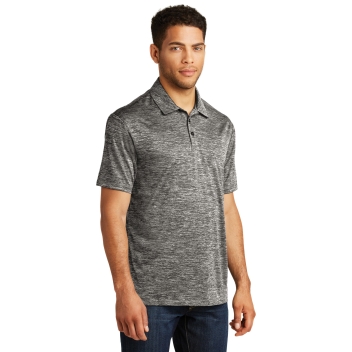 Sport-tek Posicharge Electric Heather Polo.