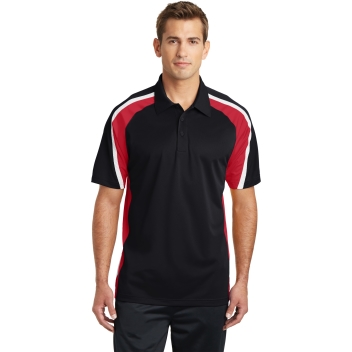 Sport-tek Tricolor Micropique Sport-wick Polo.