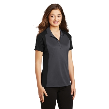 Sport-tek Women's Colorblock Micropique Sport-wick Polo.
