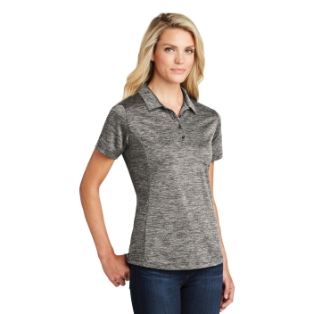 Sport-tek Women's Posicharge Electric Heather Polo.
