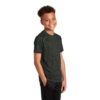 Sport-tek Youth Digi Camo Tee.