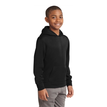 Sport-tek Youth Sport-wick Fleece Hooded Pullover.
