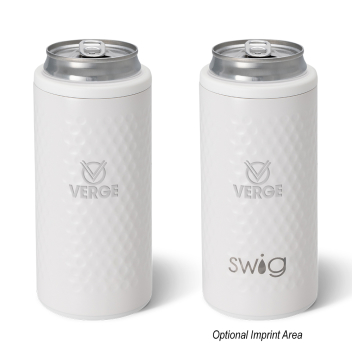 12 Oz. Swig Life&trade; Golf Ball Skinny Can Cooler