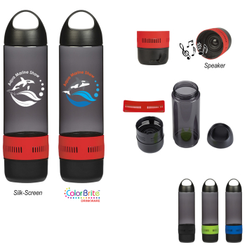 16 Oz. Tritan&trade; Rumble Bottle With Speaker