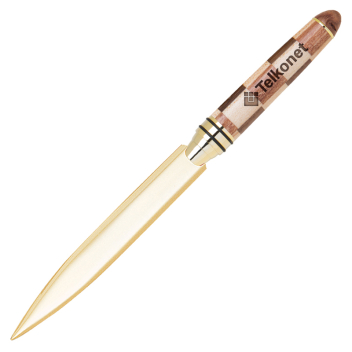 Terrific Timber-13 Checkered Design Letter Opener