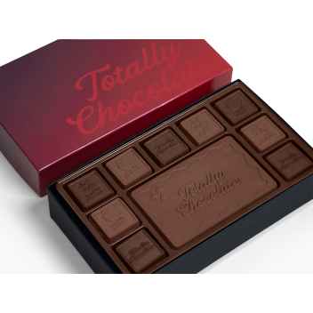 Totally Chocolate Promo 19-piece Chocolate Ensemble Gift Set With Luxury Custom Packaging