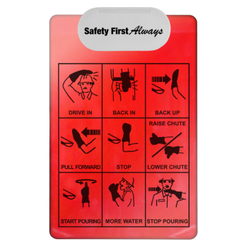 Transparent Clipboard With Oval Clip