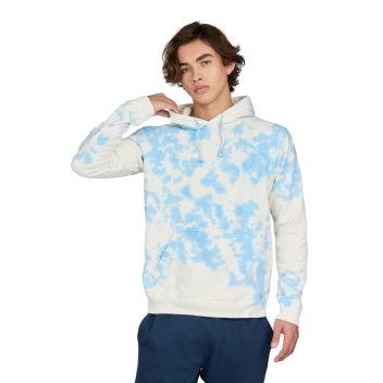 Us Blanks Unisex Made In Usa Cloud Tie-dye Hooded Sweatshirt
