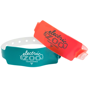Wide Vinyl Wristbands