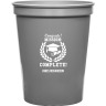 Metallic Silver - Plastic Cup
