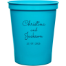 Light Blue - Plastic Cup
