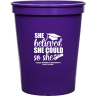 Purple - Plastic Cup
