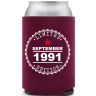 Burgundy - Imprint Can Coolers
