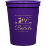 Purple - Plastic Cup
