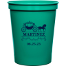 Turquoise - Plastic Cup
