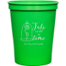 Hot Green - Plastic Cups
