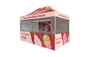 Custom 10 x 15 Food Booth Tent