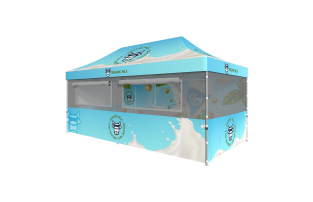 Custom 10 x 20 Food Booth Tent