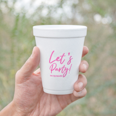 Custom 10 Oz. Foam Cups