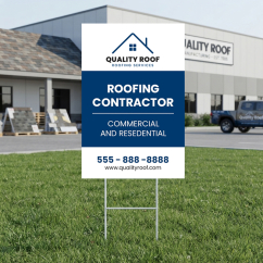 Custom 36" x 24" Vertical Yard Signs